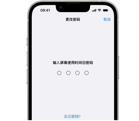 株洲iPhone屏幕维修分享iPhone屏幕使用时间密码忘记了怎么办 