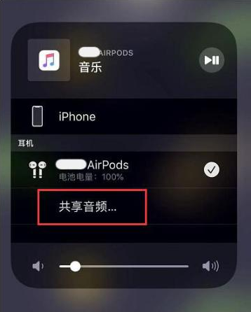 株洲苹果14音频维修点分享iPhone14音频共享设置方法 