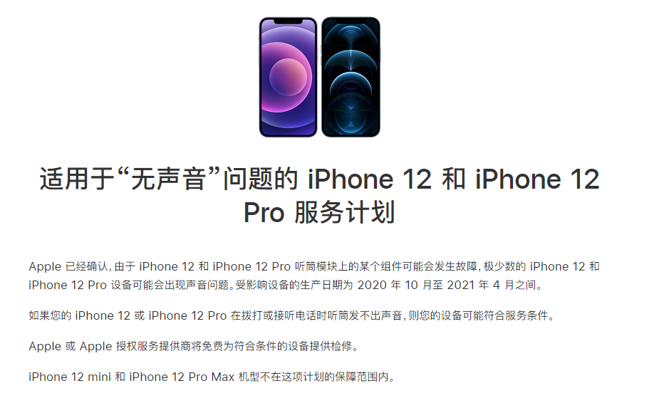 株洲苹果手机维修分享iPhone 12/Pro 拨打或接听电话时无声音怎么办 